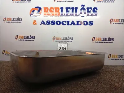 LOTE 361 - 01 CUBA INOX N2 ACO 430 3.1/2 56X34X14 FABRINOX (NO ESTADO) ATENÇÃO! FAZER A VISITAÇÃO ANTES DE ARREMATAR, NÃO SABEMOS SE FUNCIONA. LEILÃO NÃO TEM GARANTIA E NEM DEVOLUÇÃO, SUJEITO A POSSÍVEIS AVARIAS VISÍVEIS/OCULTAS E/OU AUSÊNCIA DE COMPONENTES.