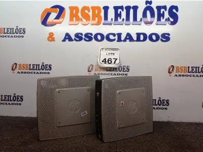 LOTE 467 - 02 MINI CPUS HP. (NO ESTADO) ATENÇÃO! FAZER A VISITAÇÃO ANTES DE ARREMATAR, NÃO SABEMOS SE FUNCIONA. LEILÃO NÃO TEM GARANTIA E NEM DEVOLUÇÃO, SUJEITO A POSSÍVEIS AVARIAS VISÍVEIS/OCULTAS E/OU AUSÊNCIA DE COMPONENTES.