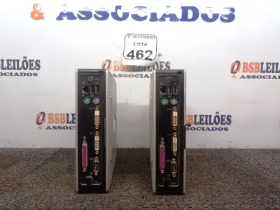 LOTE 462 - 02 MINI CPUS HP. (NO ESTADO) ATENÇÃO! FAZER A VISITAÇÃO ANTES DE ARREMATAR, NÃO SABEMOS SE FUNCIONA. LEILÃO NÃO TEM GARANTIA E NEM DEVOLUÇÃO, SUJEITO A POSSÍVEIS AVARIAS VISÍVEIS/OCULTAS E/OU AUSÊNCIA DE COMPONENTES.