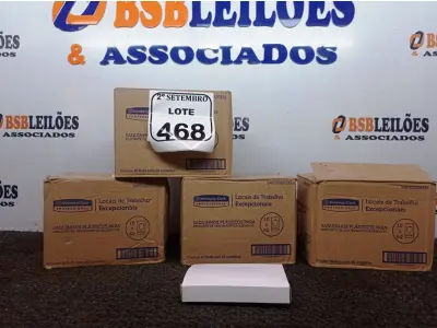 LOTE 468 - 04 CAIXAS COM SAQUINHOS PLÁSTICOS PARA DESCARTES DE ABSORVENTES, CONTEM 10 PERFIS COM 60 UNIDADES CADA E (NO ESTADO) ATENÇÃO! FAZER A VISITAÇÃO ANTES DE ARREMATAR, NÃO SABEMOS SE FUNCIONA. LEILÃO NÃO TEM GARANTIA E NEM DEVOLUÇÃO, SUJEITO A POSSÍVEIS AVARIAS VISÍVEIS/OCULTAS E/OU AUSÊNCIA DE COMPONENTES.