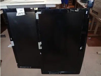 LOTE 377 - 02 TVS MARCA E MODELO DIVERSOS PARA RETIRADA DE PEÇAS. (NO ESTADO) ATENÇÃO! FAZER A VISITAÇÃO ANTES DE ARREMATAR, NÃO SABEMOS SE FUNCIONA. LEILÃO NÃO TEM GARANTIA E NEM DEVOLUÇÃO, SUJEITO A POSSÍVEIS AVARIAS VISÍVEIS/OCULTAS E/OU AUSÊNCIA DE COMPONENTES.