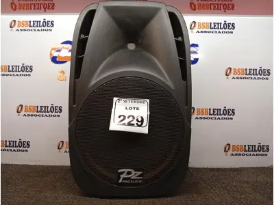 LOTE 229 - 01 CAIXA DE SOM PASSIVA MODELO PX-12. (NO ESTADO) ATENÇÃO! FAZER A VISITAÇÃO ANTES DE ARREMATAR, NÃO SABEMOS SE FUNCIONA. LEILÃO NÃO TEM GARANTIA E NEM DEVOLUÇÃO, SUJEITO A POSSÍVEIS AVARIAS VISÍVEIS/OCULTAS E/OU AUSÊNCIA DE COMPONENTES.