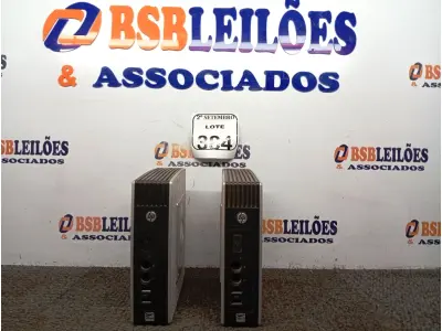 LOTE 384 - 02 MINI CPUS HP. (NO ESTADO) ATENÇÃO! FAZER A VISITAÇÃO ANTES DE ARREMATAR, NÃO SABEMOS SE FUNCIONA. LEILÃO NÃO TEM GARANTIA E NEM DEVOLUÇÃO, SUJEITO A POSSÍVEIS AVARIAS VISÍVEIS/OCULTAS E/OU AUSÊNCIA DE COMPONENTES.