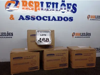 LOTE 468 - 04 CAIXAS COM SAQUINHOS PLÁSTICOS PARA DESCARTES DE ABSORVENTES, CONTEM 10 PERFIS COM 60 UNIDADES CADA E (NO ESTADO) ATENÇÃO! FAZER A VISITAÇÃO ANTES DE ARREMATAR, NÃO SABEMOS SE FUNCIONA. LEILÃO NÃO TEM GARANTIA E NEM DEVOLUÇÃO, SUJEITO A POSSÍVEIS AVARIAS VISÍVEIS/OCULTAS E/OU AUSÊNCIA DE COMPONENTES.