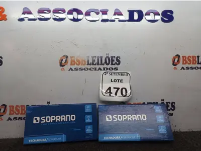 LOTE 470 - 02 FECHADURAS POPLINE ALAVANCA CR SOPRANO (NO ESTADO) ATENÇÃO! FAZER A VISITAÇÃO ANTES DE ARREMATAR, NÃO SABEMOS SE FUNCIONA. LEILÃO NÃO TEM GARANTIA E NEM DEVOLUÇÃO, SUJEITO A POSSÍVEIS AVARIAS VISÍVEIS/OCULTAS E/OU AUSÊNCIA DE COMPONENTES.