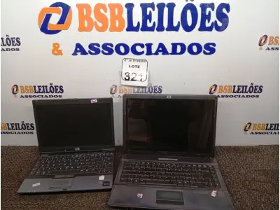 LOTE 321 - 02 NOTEBOOKS TAMANHOS DIVERSOS MARCA HP. (NO ESTADO) ATENÇÃO! FAZER A VISITAÇÃO ANTES DE ARREMATAR, NÃO SABEMOS SE FUNCIONA. LEILÃO NÃO TEM GARANTIA E NEM DEVOLUÇÃO, SUJEITO A POSSÍVEIS AVARIAS VISÍVEIS/OCULTAS E/OU AUSÊNCIA DE COMPONENTES.