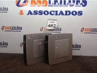 LOTE 462 - 02 MINI CPUS HP. (NO ESTADO) ATENÇÃO! FAZER A VISITAÇÃO ANTES DE ARREMATAR, NÃO SABEMOS SE FUNCIONA. LEILÃO NÃO TEM GARANTIA E NEM DEVOLUÇÃO, SUJEITO A POSSÍVEIS AVARIAS VISÍVEIS/OCULTAS E/OU AUSÊNCIA DE COMPONENTES.
