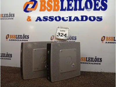 LOTE 324 - 02 MINI CPUS MARCA HP. (NO ESTADO) ATENÇÃO! FAZER A VISITAÇÃO ANTES DE ARREMATAR, NÃO SABEMOS SE FUNCIONA. LEILÃO NÃO TEM GARANTIA E NEM DEVOLUÇÃO, SUJEITO A POSSÍVEIS AVARIAS VISÍVEIS/OCULTAS E/OU AUSÊNCIA DE COMPONENTES.
