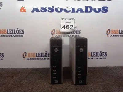 LOTE 462 - 02 MINI CPUS HP. (NO ESTADO) ATENÇÃO! FAZER A VISITAÇÃO ANTES DE ARREMATAR, NÃO SABEMOS SE FUNCIONA. LEILÃO NÃO TEM GARANTIA E NEM DEVOLUÇÃO, SUJEITO A POSSÍVEIS AVARIAS VISÍVEIS/OCULTAS E/OU AUSÊNCIA DE COMPONENTES.