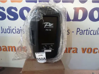 LOTE 050 - 01 CAIXA DE SOM PASSIVA MODELO PX-12. (NO ESTADO) ATENÇÃO! FAZER A VISITAÇÃO ANTES DE ARREMATAR, NÃO SABEMOS SE FUNCIONA. LEILÃO NÃO TEM GARANTIA E NEM DEVOLUÇÃO, SUJEITO A POSSÍVEIS AVARIAS VISÍVEIS/OCULTAS E/OU AUSÊNCIA DE COMPONENTES.