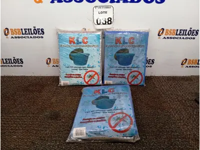 LOTE 038 - 03 CAPAS DE PROTEÇÃO P/ CAIXAS D´ÁGUA DE 1000L. (NO ESTADO) ATENÇÃO! FAZER A VISITAÇÃO ANTES DE ARREMATAR, NÃO SABEMOS SE FUNCIONA. LEILÃO NÃO TEM GARANTIA E NEM DEVOLUÇÃO, SUJEITO A POSSÍVEIS AVARIAS VISÍVEIS/OCULTAS E/OU AUSÊNCIA DE COMPONENTES.