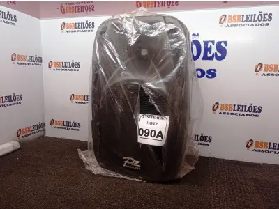LOTE 090 - 01 CAIXA DE SOM PASSIVA MODELO PX-12. (NO ESTADO) ATENÇÃO! FAZER A VISITAÇÃO ANTES DE ARREMATAR, NÃO SABEMOS SE FUNCIONA. LEILÃO NÃO TEM GARANTIA E NEM DEVOLUÇÃO, SUJEITO A POSSÍVEIS AVARIAS VISÍVEIS/OCULTAS E/OU AUSÊNCIA DE COMPONENTES.