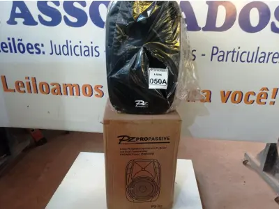 LOTE 050 - 01 CAIXA DE SOM PASSIVA MODELO PX-12. (NO ESTADO) ATENÇÃO! FAZER A VISITAÇÃO ANTES DE ARREMATAR, NÃO SABEMOS SE FUNCIONA. LEILÃO NÃO TEM GARANTIA E NEM DEVOLUÇÃO, SUJEITO A POSSÍVEIS AVARIAS VISÍVEIS/OCULTAS E/OU AUSÊNCIA DE COMPONENTES.
