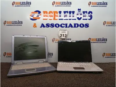 LOTE 313 - 03 NOTEBOOKS MARCAS E MODELOS DIVERSOS. (NO ESTADO) ATENÇÃO! FAZER A VISITAÇÃO ANTES DE ARREMATAR, NÃO SABEMOS SE FUNCIONA. LEILÃO NÃO TEM GARANTIA E NEM DEVOLUÇÃO, SUJEITO A POSSÍVEIS AVARIAS VISÍVEIS/OCULTAS E/OU AUSÊNCIA DE COMPONENTES.