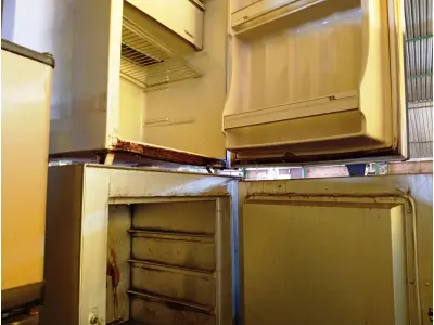 LOTE 339 - 01 ESTUFA PARA A ESTERILIZAÇÃO MARCA FAME E 01 FRIGOBAR MARCA CONSUL. (NO ESTADO) ATENÇÃO! FAZER A VISITAÇÃO ANTES DE ARREMATAR, NÃO SABEMOS SE FUNCIONA. LEILÃO NÃO TEM GARANTIA E NEM DEVOLUÇÃO, SUJEITO A POSSÍVEIS AVARIAS VISÍVEIS/OCULTAS E/OU AUSÊNCIA DE COMPONENTES.