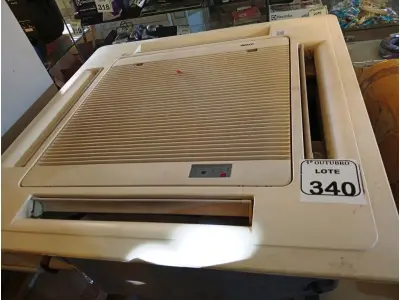 LOTE 340 - 01 EVAPORADORA DE TETO K7 MARCA YORK. (NO ESTADO) ATENÇÃO! FAZER A VISITAÇÃO ANTES DE ARREMATAR, NÃO SABEMOS SE FUNCIONA. LEILÃO NÃO TEM GARANTIA E NEM DEVOLUÇÃO, SUJEITO A POSSÍVEIS AVARIAS VISÍVEIS/OCULTAS E/OU AUSÊNCIA DE COMPONENTES.