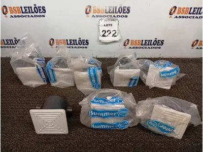 LOTE 222 - 01 LOTE COM DIVERSAS CAIXAS DE PASSAGEM C/TAMPA SUMMER. (NO ESTADO) ATENÇÃO! FAZER A VISITAÇÃO ANTES DE ARREMATAR, NÃO SABEMOS SE FUNCIONA. LEILÃO NÃO TEM GARANTIA E NEM DEVOLUÇÃO, SUJEITO A POSSÍVEIS AVARIAS VISÍVEIS/OCULTAS E/OU AUSÊNCIA DE COMPONENTES.