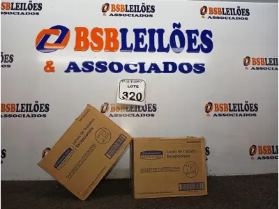 LOTE 320 - 02 CAIXAS COM SAQUINHOS PLÁSTICOS PARA DESCARTES DE ABSORVENTES, CONTEM 10 PERFIS COM 60 UNIDADES CADA. (NO ESTADO) ATENÇÃO! FAZER A VISITAÇÃO ANTES DE ARREMATAR, NÃO SABEMOS SE FUNCIONA. LEILÃO NÃO TEM GARANTIA E NEM DEVOLUÇÃO, SUJEITO A POSSÍVEIS AVARIAS VISÍVEIS/OCULTAS E/OU AUSÊNCIA DE COMPONENTES.