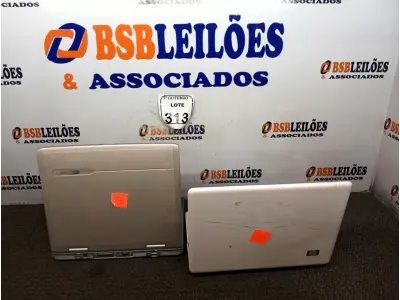 LOTE 313 - 03 NOTEBOOKS MARCAS E MODELOS DIVERSOS. (NO ESTADO) ATENÇÃO! FAZER A VISITAÇÃO ANTES DE ARREMATAR, NÃO SABEMOS SE FUNCIONA. LEILÃO NÃO TEM GARANTIA E NEM DEVOLUÇÃO, SUJEITO A POSSÍVEIS AVARIAS VISÍVEIS/OCULTAS E/OU AUSÊNCIA DE COMPONENTES.