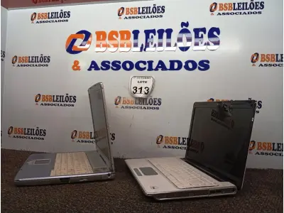 LOTE 313 - 03 NOTEBOOKS MARCAS E MODELOS DIVERSOS. (NO ESTADO) ATENÇÃO! FAZER A VISITAÇÃO ANTES DE ARREMATAR, NÃO SABEMOS SE FUNCIONA. LEILÃO NÃO TEM GARANTIA E NEM DEVOLUÇÃO, SUJEITO A POSSÍVEIS AVARIAS VISÍVEIS/OCULTAS E/OU AUSÊNCIA DE COMPONENTES.