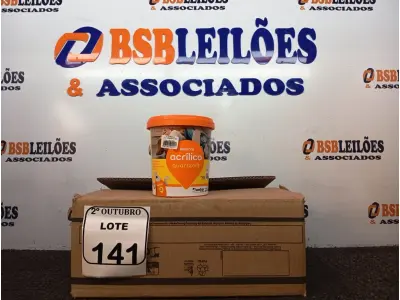 LOTE 141 - 06 REJUNTES ACRÍLICO 1KG CADA. (NO ESTADO) ATENÇÃO! FAZER A VISITAÇÃO ANTES DE ARREMATAR, NÃO SABEMOS SE FUNCIONA. LEILÃO NÃO TEM GARANTIA E NEM DEVOLUÇÃO, SUJEITO A POSSÍVEIS AVARIAS VISÍVEIS/OCULTAS E/OU AUSÊNCIA DE COMPONENTES.