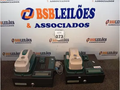 LOTE 073 - 02 RELÓGIOS DE PONTO MARCA CONDINREP. (NO ESTADO) ATENÇÃO! FAZER A VISITAÇÃO ANTES DE ARREMATAR, NÃO SABEMOS SE FUNCIONA. LEILÃO NÃO TEM GARANTIA E NEM DEVOLUÇÃO, SUJEITO A POSSÍVEIS AVARIAS VISÍVEIS/OCULTAS E/OU AUSÊNCIA DE COMPONENTES.