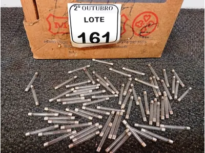 LOTE 161 - 01 LOTE COM GRANDE QUANTIDADE DE FUSÍVEIS. (NO ESTADO) ATENÇÃO! FAZER A VISITAÇÃO ANTES DE ARREMATAR, NÃO SABEMOS SE FUNCIONA. LEILÃO NÃO TEM GARANTIA E NEM DEVOLUÇÃO, SUJEITO A POSSÍVEIS AVARIAS VISÍVEIS/OCULTAS E/OU AUSÊNCIA DE COMPONENTES.