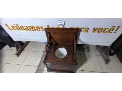 LOTE 035 - 01 VASO SANITÁRIO- VIAGENS MARÍTIMAS ORIGINAL USADO ATÉ ANOS 30. (NO ESTADO) (NO ESTADO)