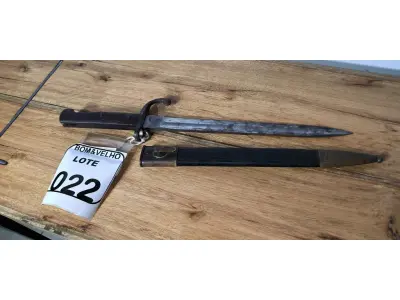LOTE 022 - 01 FACA DE BAIONETA ALEMÃ. (NO ESTADO)