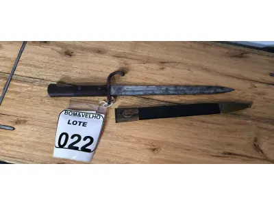 LOTE 022 - 01 FACA DE BAIONETA ALEMÃ. (NO ESTADO)