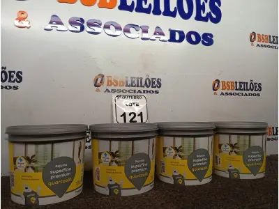 LOTE 121 - 04 POTES DE REJUNTE SUPERFINO PREMIUM QUARTZOLIT DE 2KG CADA. (NO ESTADO) ATENÇÃO! FAZER A VISITAÇÃO ANTES DE ARREMATAR, NÃO SABEMOS SE FUNCIONA. LEILÃO NÃO TEM GARANTIA E NEM DEVOLUÇÃO, SUJEITO A POSSÍVEIS AVARIAS VISÍVEIS/OCULTAS E/OU AUSÊNCIA DE COMPONENTES.
