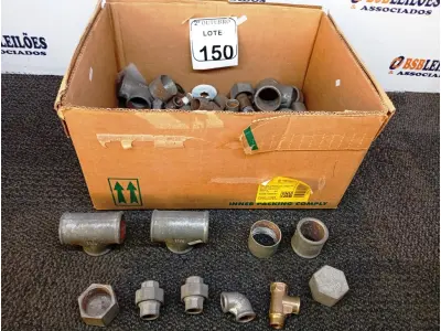 LOTE 150 - 01 LOTE COM GRANDE QUANTIDADE DE MATERIAIS HIDRÁULICOS DIVERSOS E MIOLOS DE FECHADURAS. (NO ESTADO) ATENÇÃO! FAZER A VISITAÇÃO ANTES DE ARREMATAR, NÃO SABEMOS SE FUNCIONA. LEILÃO NÃO TEM GARANTIA E NEM DEVOLUÇÃO, SUJEITO A POSSÍVEIS AVARIAS VISÍVEIS/OCULTAS E/OU AUSÊNCIA DE COMPONENTES.