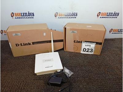 LOTE 023 - 02 ROTEADORES TP LINK. (NO ESTADO) ATENÇÃO! FAZER A VISITAÇÃO ANTES DE ARREMATAR, NÃO SABEMOS SE FUNCIONA. LEILÃO NÃO TEM GARANTIA E NEM DEVOLUÇÃO, SUJEITO A POSSÍVEIS AVARIAS VISÍVEIS/OCULTAS E/OU AUSÊNCIA DE COMPONENTES.