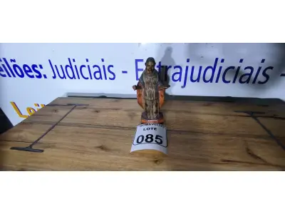 LOTE 085 - 01 IMAGEM DE SANTO SÉCULO XIX. (NO ESTADO)