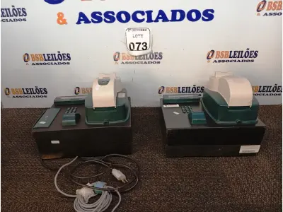 LOTE 073 - 02 RELÓGIOS DE PONTO MARCA CONDINREP. (NO ESTADO) ATENÇÃO! FAZER A VISITAÇÃO ANTES DE ARREMATAR, NÃO SABEMOS SE FUNCIONA. LEILÃO NÃO TEM GARANTIA E NEM DEVOLUÇÃO, SUJEITO A POSSÍVEIS AVARIAS VISÍVEIS/OCULTAS E/OU AUSÊNCIA DE COMPONENTES.