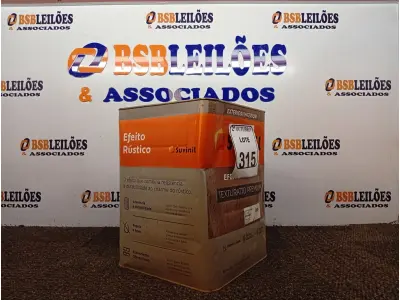 LOTE 315 - 01 LATA DE BASE SUVINIL TEXTURIZADO PREMIUM. (NO ESTADO) ATENÇÃO! FAZER A VISITAÇÃO ANTES DE ARREMATAR, NÃO SABEMOS SE FUNCIONA. LEILÃO NÃO TEM GARANTIA E NEM DEVOLUÇÃO, SUJEITO A POSSÍVEIS AVARIAS VISÍVEIS/OCULTAS E/OU AUSÊNCIA DE COMPONENTES.