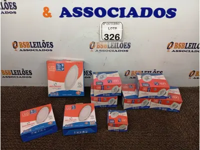 LOTE 326 - 01 LOTE COM DIVERSAS LUMINÁRIAS DE LED DECORLUX MODELOS DIVERSOS. (NO ESTADO) ATENÇÃO! FAZER A VISITAÇÃO ANTES DE ARREMATAR, NÃO SABEMOS SE FUNCIONA. LEILÃO NÃO TEM GARANTIA E NEM DEVOLUÇÃO, SUJEITO A POSSÍVEIS AVARIAS VISÍVEIS/OCULTAS E/OU AUSÊNCIA DE COMPONENTES.