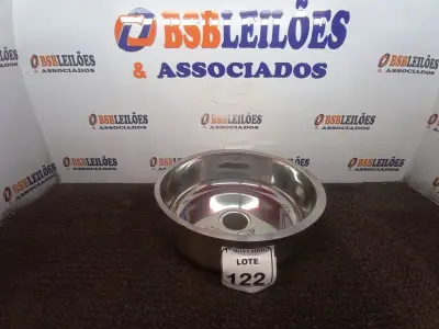 LOTE 122 - 01 CUBA INOX N38 AÇO 430 38X12 FABRINOX. (NOVA)(NO ESTADO) ATENÇÃO! FAZER A VISITAÇÃO ANTES DE ARREMATAR, NÃO SABEMOS SE FUNCIONA. LEILÃO NÃO TEM GARANTIA E NEM DEVOLUÇÃO, SUJEITO A POSSÍVEIS AVARIAS VISÍVEIS/OCULTAS E/OU AUSÊNCIA DE COMPONENTES.