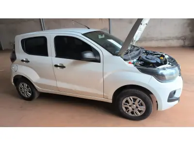 LOTE 001 - 01 FIAT/MOBI EASY, COR BRANCA , ALCOOL/GASOLINA , ANO 2019 (NO ESTADO)  (TODOS DOCUMENTOS 2024 PAGOS)