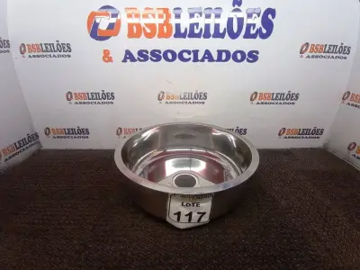 LOTE 117 - 01 CUBA INOX N38 AÇO 430 38X12 FABRINOX. (NOVA)(NO ESTADO) ATENÇÃO! FAZER A VISITAÇÃO ANTES DE ARREMATAR, NÃO SABEMOS SE FUNCIONA. LEILÃO NÃO TEM GARANTIA E NEM DEVOLUÇÃO, SUJEITO A POSSÍVEIS AVARIAS VISÍVEIS/OCULTAS E/OU AUSÊNCIA DE COMPONENTES.