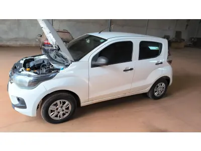 LOTE 001 - 01 FIAT/MOBI EASY, COR BRANCA , ALCOOL/GASOLINA , ANO 2019 (NO ESTADO)  (TODOS DOCUMENTOS 2024 PAGOS)