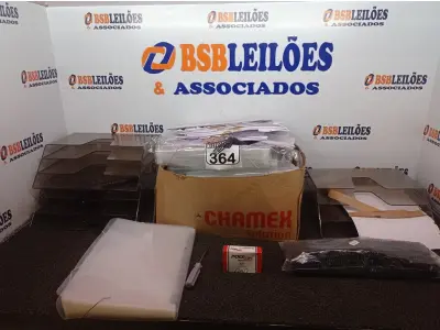 LOTE 364 - 01 LOTE C/DIVERSOS MATERIAIS P/ESCRITÓRIO. (NO ESTADO) ATENÇÃO! FAZER A VISITAÇÃO ANTES DE ARREMATAR, NÃO SABEMOS SE FUNCIONA. LEILÃO NÃO TEM GARANTIA E NEM DEVOLUÇÃO, SUJEITO A POSSÍVEIS AVARIAS VISÍVEIS/OCULTAS E/OU AUSÊNCIA DE COMPONENTES.