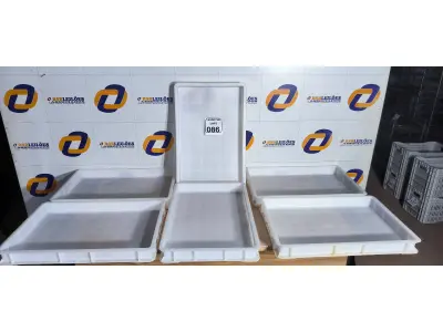 LOTE 086 - 06 CAIXAS ORGANIZADORAS EM PLÁSTICO. (NO ESTADO) ATENÇÃO! FAZER A VISITAÇÃO ANTES DE ARREMATAR, NÃO SABEMOS SE FUNCIONA. LEILÃO NÃO TEM GARANTIA E NEM DEVOLUÇÃO, SUJEITO A POSSÍVEIS AVARIAS VISÍVEIS/OCULTAS E/OU AUSÊNCIA DE COMPONENTES.