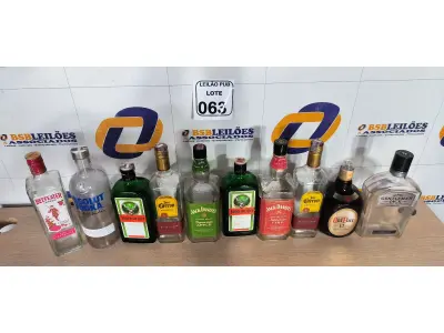 LOTE 063 - 10 GARRAFAS VAZIAS PARA DECORAÇÃO. (NO ESTADO) ATENÇÃO! FAZER A VISITAÇÃO ANTES DE ARREMATAR, NÃO SABEMOS SE FUNCIONA. LEILÃO NÃO TEM GARANTIA E NEM DEVOLUÇÃO, SUJEITO A POSSÍVEIS AVARIAS VISÍVEIS/OCULTAS E/OU AUSÊNCIA DE COMPONENTES.