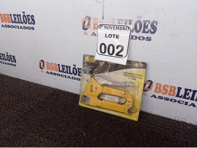 LOTE 002 - 01 GRAMPEADOR PROFISSIONAL 4-14MM (NOVO). (NO ESTADO) ATENÇÃO! FAZER A VISITAÇÃO ANTES DE ARREMATAR, NÃO SABEMOS SE FUNCIONA. LEILÃO NÃO TEM GARANTIA E NEM DEVOLUÇÃO, SUJEITO A POSSÍVEIS AVARIAS VISÍVEIS/OCULTAS E/OU AUSÊNCIA DE COMPONENTES.