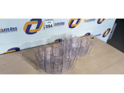 LOTE 094 - 02 BALDES EM ACRÍLICO TRANSPARENTE PARA COMBO. (NO ESTADO) ATENÇÃO! FAZER A VISITAÇÃO ANTES DE ARREMATAR, NÃO SABEMOS SE FUNCIONA. LEILÃO NÃO TEM GARANTIA E NEM DEVOLUÇÃO, SUJEITO A POSSÍVEIS AVARIAS VISÍVEIS/OCULTAS E/OU AUSÊNCIA DE COMPONENTES.