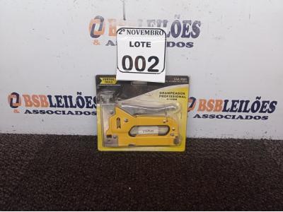 LOTE 002 - 01 GRAMPEADOR PROFISSIONAL 4-14MM (NOVO). (NO ESTADO) ATENÇÃO! FAZER A VISITAÇÃO ANTES DE ARREMATAR, NÃO SABEMOS SE FUNCIONA. LEILÃO NÃO TEM GARANTIA E NEM DEVOLUÇÃO, SUJEITO A POSSÍVEIS AVARIAS VISÍVEIS/OCULTAS E/OU AUSÊNCIA DE COMPONENTES.