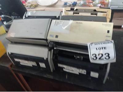 LOTE 323 - 10 SCANNER’S MARCAS E MODELOS DIVERSOS. (NO ESTADO) ATENÇÃO! FAZER A VISITAÇÃO ANTES DE ARREMATAR, NÃO SABEMOS SE FUNCIONA. LEILÃO NÃO TEM GARANTIA E NEM DEVOLUÇÃO, SUJEITO A POSSÍVEIS AVARIAS VISÍVEIS/OCULTAS E/OU AUSÊNCIA DE COMPONENTES.
