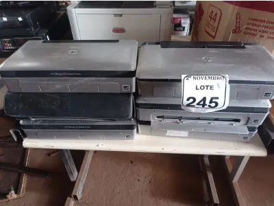 LOTE 245 - 06 SCANNER’S MARCA HP. (NO ESTADO) ATENÇÃO! FAZER A VISITAÇÃO ANTES DE ARREMATAR, NÃO SABEMOS SE FUNCIONA. LEILÃO NÃO TEM GARANTIA E NEM DEVOLUÇÃO, SUJEITO A POSSÍVEIS AVARIAS VISÍVEIS/OCULTAS E/OU AUSÊNCIA DE COMPONENTES.