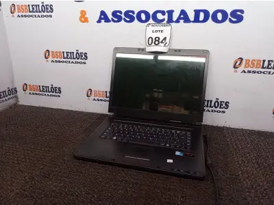 LOTE 084 - 01 NOTEBOOK MARCA ITAUTEC. (NO ESTADO) ATENÇÃO! FAZER A VISITAÇÃO ANTES DE ARREMATAR, NÃO SABEMOS SE FUNCIONA. LEILÃO NÃO TEM GARANTIA E NEM DEVOLUÇÃO, SUJEITO A POSSÍVEIS AVARIAS VISÍVEIS/OCULTAS E/OU AUSÊNCIA DE COMPONENTES.